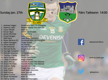 Meath Senior Football v Tipperary