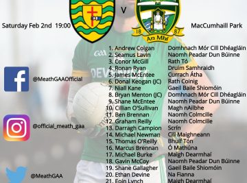 Meath Senior Football Team v Donegal